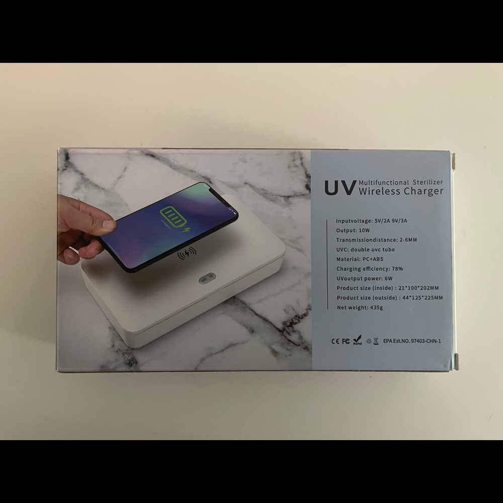 UV multifunctional Sterilizer Wireless Charger